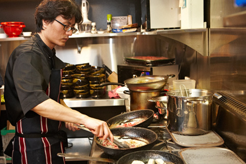 Saints enjoy Japanese feast