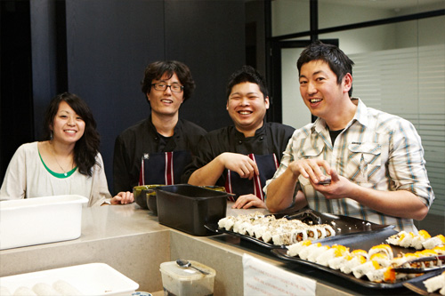Saints enjoy Japanese feast