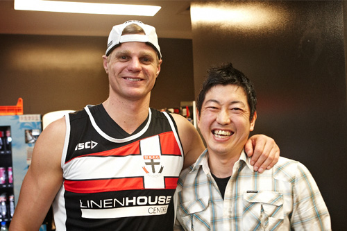 Nick Riewoldt & Tatsuya Yamazaki